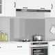 Vidaxxl salpicadero de cocina gris claro 110 x 60 cm vidrio templado