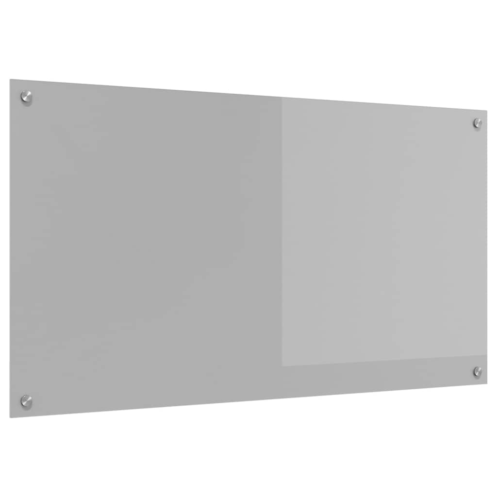 Vidaxxl salpicadero de cocina gris claro 110 x 60 cm vidrio templado