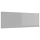 Vidaxxl salpicadero de cocina gris claro 120 x 40 cm vidrio templado