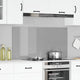 Vidaxxl salpicadero de cocina gris claro 120 x 60 cm vidrio templado