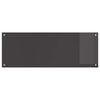 Vidaxxl salpicadero de cocina gris oscuro 110 x 40 cm vidrio templado