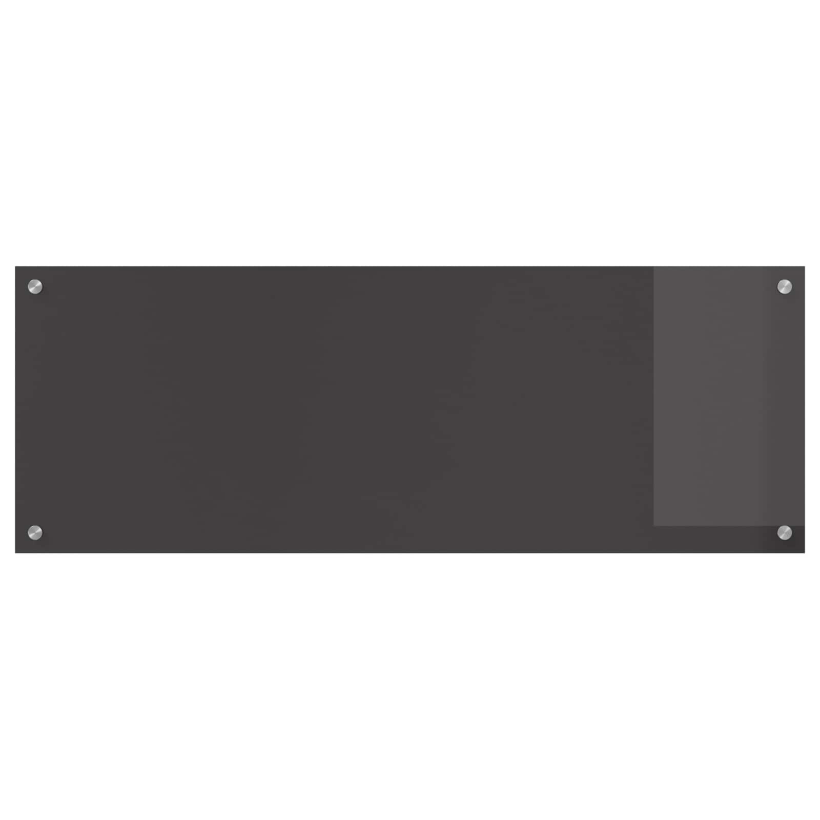 Vidaxxl salpicadero de cocina gris oscuro 110 x 40 cm vidrio templado