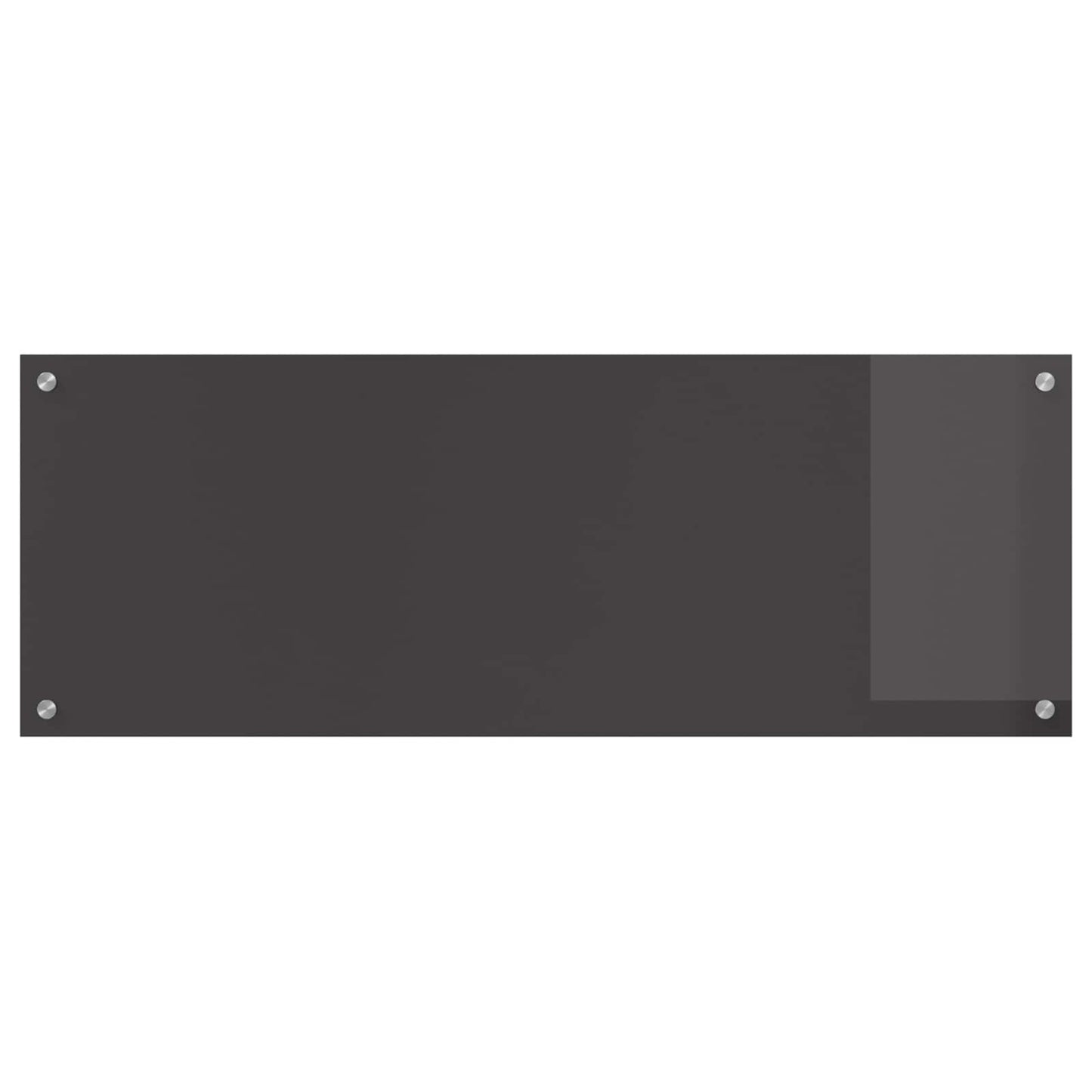 Vidaxxl salpicadero de cocina gris oscuro 110 x 40 cm vidrio templado