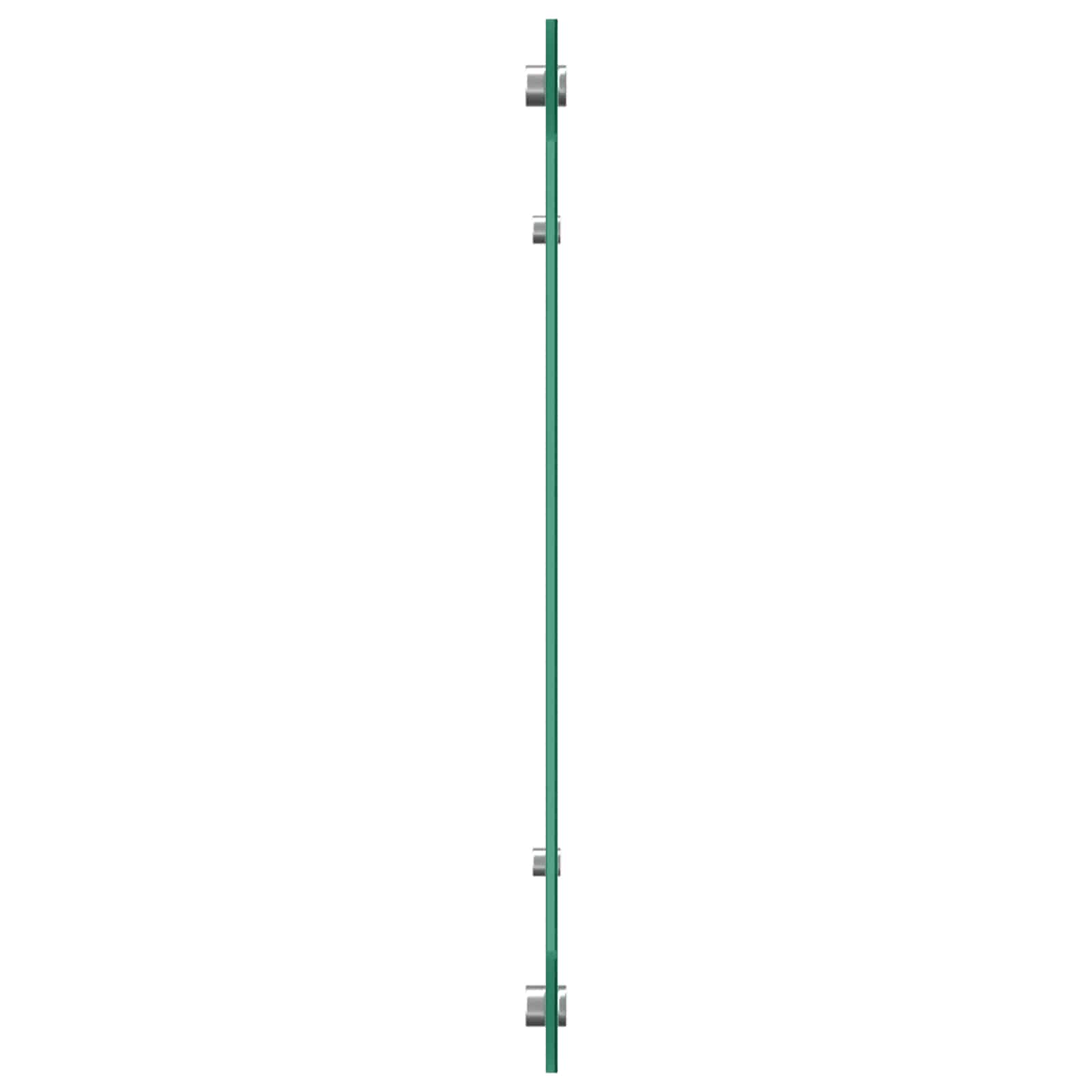 Vidaxxl salpicadero de cocina gris oscuro 110 x 40 cm vidrio templado