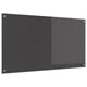 Vidaxxl salpicadero de cocina gris oscuro 110 x 60 cm vidrio templado