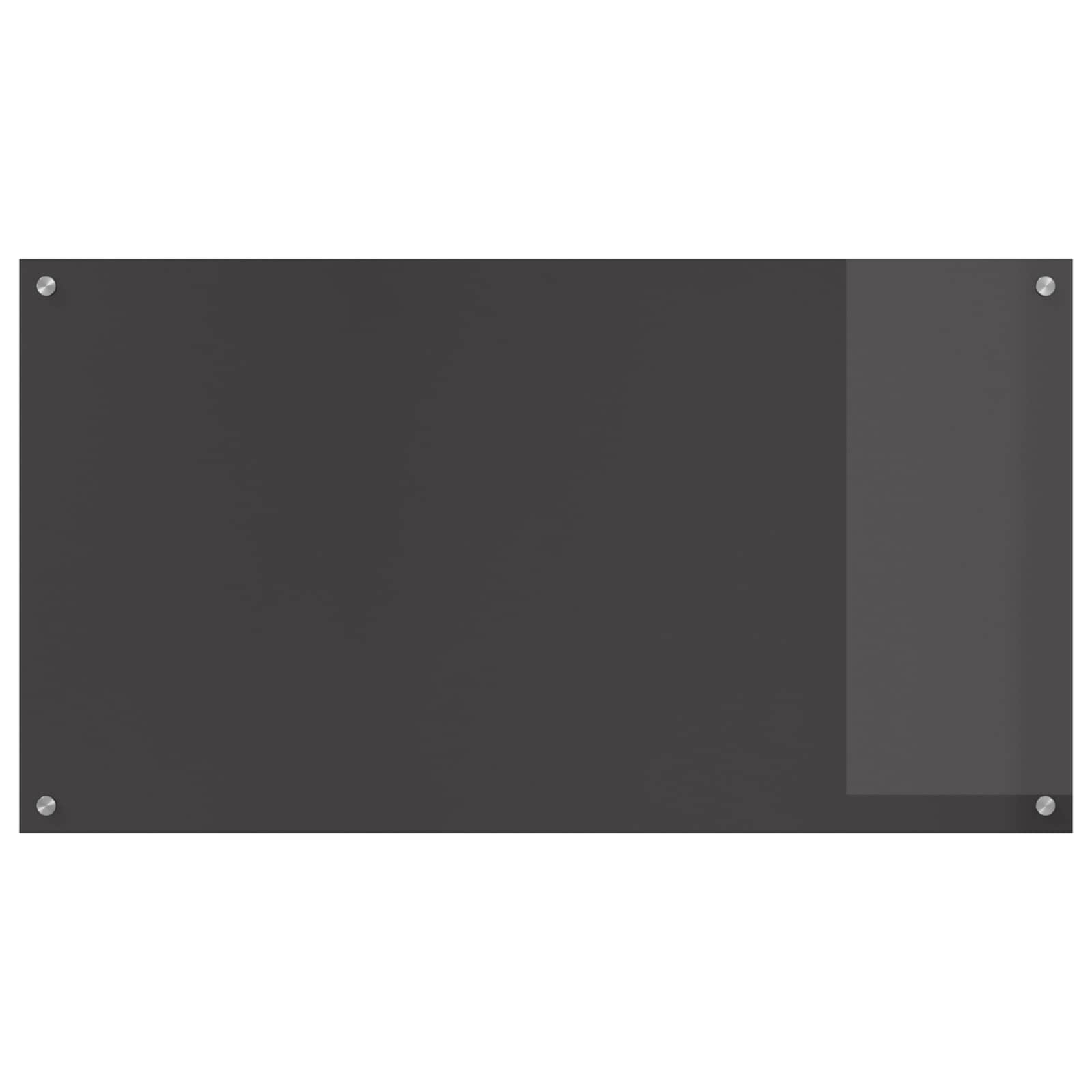 Vidaxxl salpicadero de cocina gris oscuro 110 x 60 cm vidrio templado