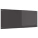Vidaxxl salpicadero de cocina gris oscuro 120 x 50 cm vidrio templado