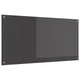 Vidaxxl kitchen splashback dark gray 120 x 60 cm tempered glass