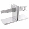 vidaxxl sujetalibros 2 piezas plata 11 x 14 x 17,5 cm aluminio