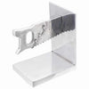 vidaxxl sujetalibros 2 piezas plata 11 x 14 x 17,5 cm aluminio