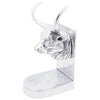 Fermalibri Vidaxxl 2 pezzi argento 17 x 15 x 27 cm alluminio