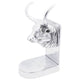 Fermalibri Vidaxxl 2 pezzi argento 17 x 15 x 27 cm alluminio