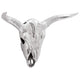 Vidaxx calavera de toro plata 49 x 10 x 36 cm aluminio