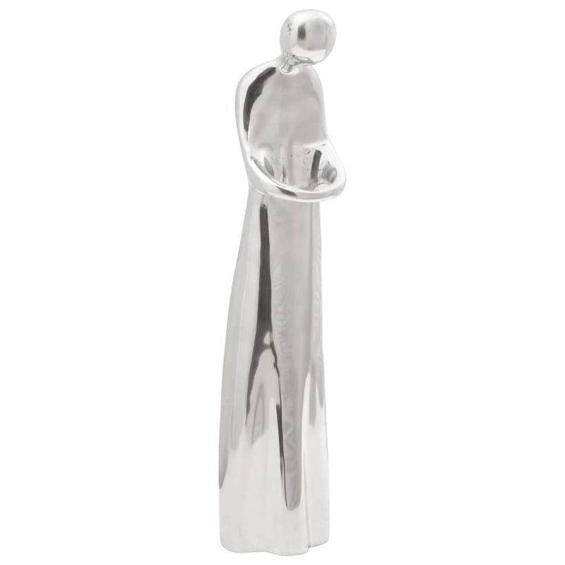 Vidaxl sculptuur zilver 10 x 16 x 49 cm aluminium