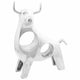 Vidaxx scultura toro argento 22 x 9,5 x 34 cm alluminio