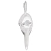 Vidaxl sculptuur zilver 91 x 8 x 26 cm aluminium