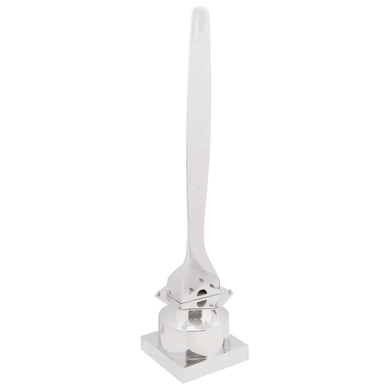 Vidaxl sculptuur zilver 26 x 26 x 110 cm aluminium