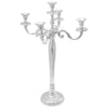 Portacandele Vidaxx argento 39 x 39 x 60 cm alluminio