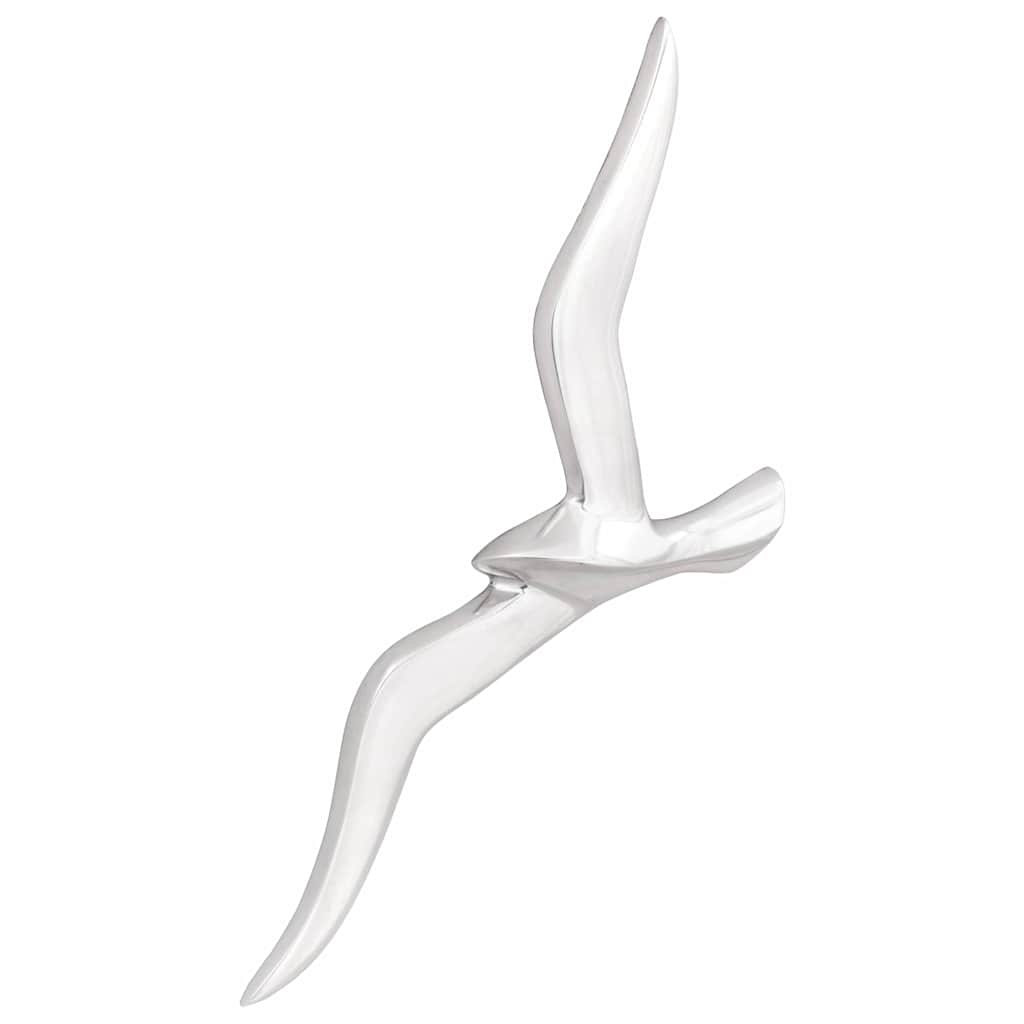 VidaXL gaviota 2uds aluminio plateado