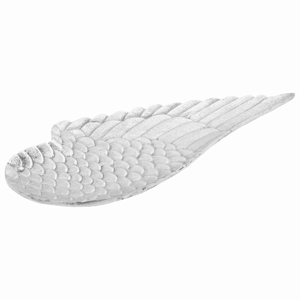 Cesto di frutta VidaXL 2 pezzi argento 40 x 18 x 2,5 cm alluminio