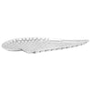 VidaXL frutero 2 uds plata 40 x 18 x 2,5 cm aluminio