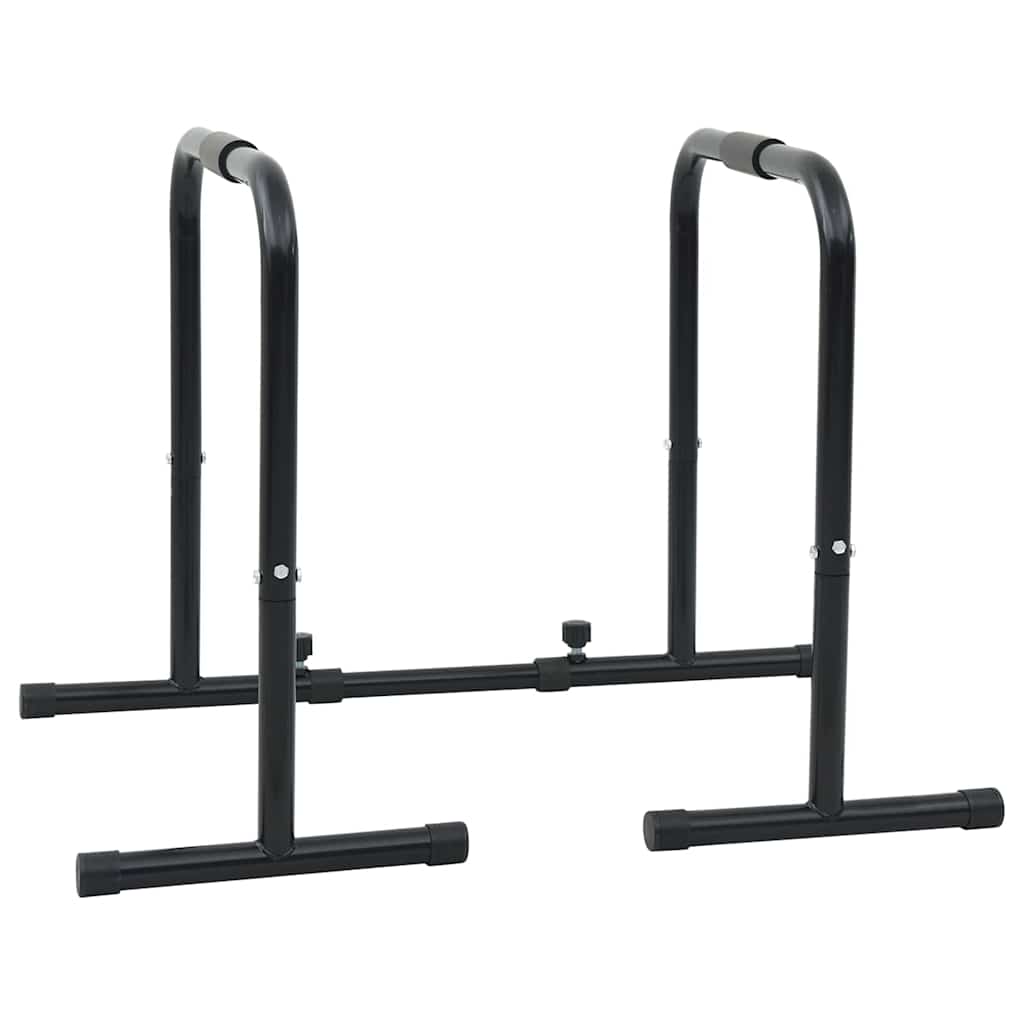 Vidaxl dip bar zwart 116 x 66 x 74,5 cm gepoedercoat staal