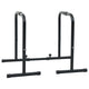 Vidaxl dip bar zwart 116 x 66 x 74,5 cm gepoedercoat staal