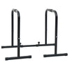 Vidaxl dip bar zwart 116 x 66 x 74,5 cm gepoedercoat staal