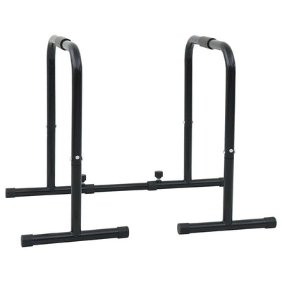Vidaxl dip bar zwart 116 x 66 x 74,5 cm gepoedercoat staal