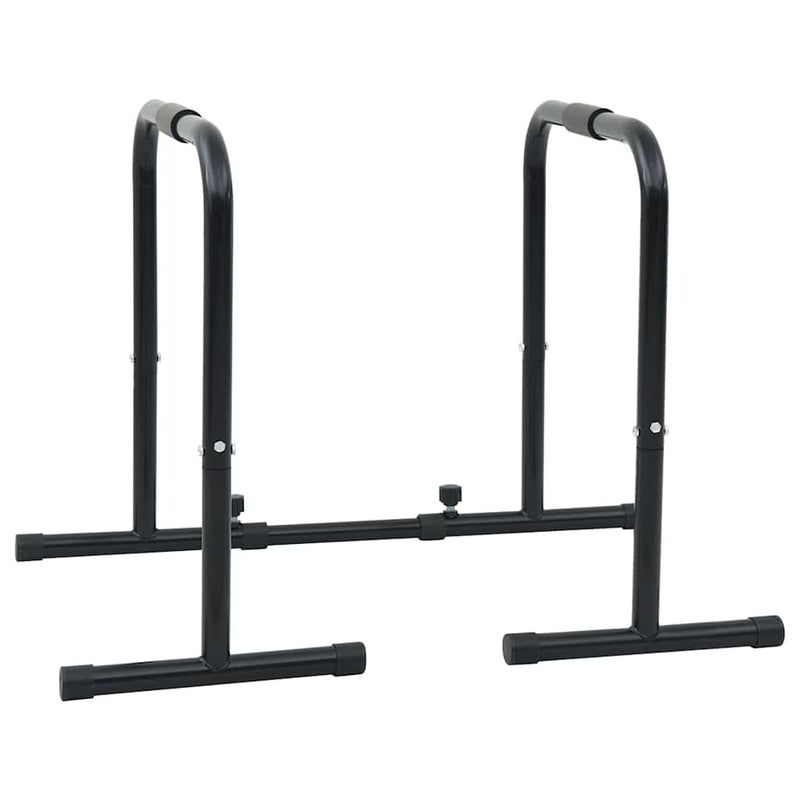 Vidaxl dip bar zwart 116 x 66 x 74,5 cm gepoedercoat staal