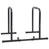 Vidaxl dip bar zwart 116 x 66 x 74,5 cm gepoedercoat staal