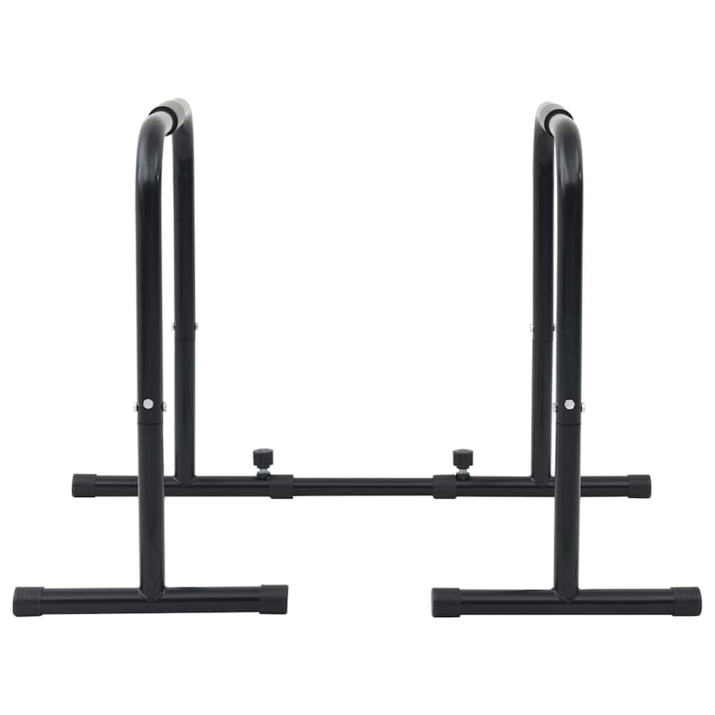 Vidaxl dip bar zwart 116 x 66 x 74,5 cm gepoedercoat staal