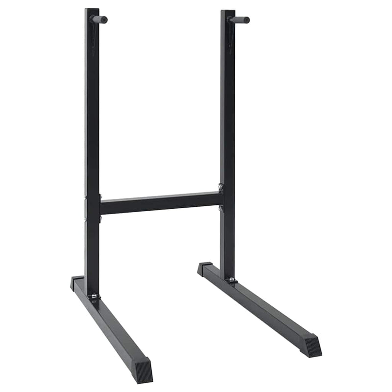 Vidaxl dip station zwart 103.5 x 66.5 x 121.5 cm gepoedercoat staal