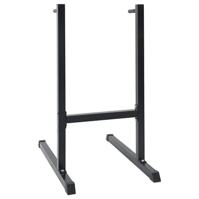 Vidaxl dip station zwart 103.5 x 66.5 x 121.5 cm gepoedercoat staal