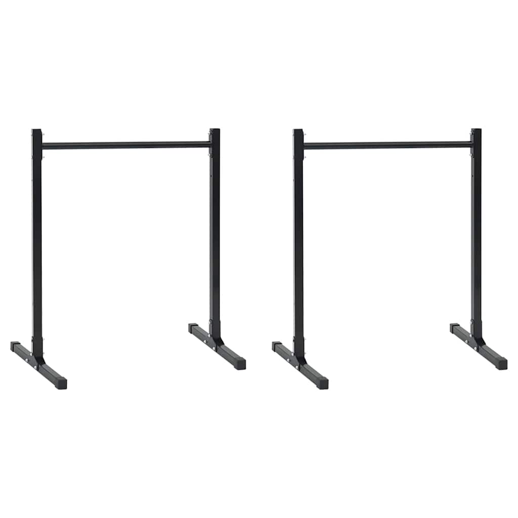 Stazione di immersione Vidaxx 2 pezzi nero 55 x 90 x 104,5 cm acciaio verniciato a polvere