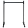 Vidaxl dip station 2 pcs zwart 55 x 90 x 104.5 cm gepoedercoat staal