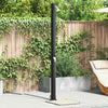 Doccia solare da esterno Vidaxx nera 217 cm in PVC e alluminio