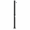 Vidaxx ducha solar exterior negro 217 cm PVC y aluminio