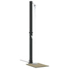 Doccia solare da esterno Vidaxx nera 217 cm in PVC e alluminio