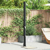 Doccia solare da esterno Vidaxx nera 217 cm in PVC e alluminio