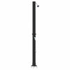 Doccia solare da esterno Vidaxx nera 217 cm in PVC e alluminio
