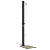 Doccia solare da esterno Vidaxx nera 217 cm in PVC e alluminio