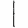 Doccia solare da esterno Vidaxx nera 217 cm in PVC e alluminio