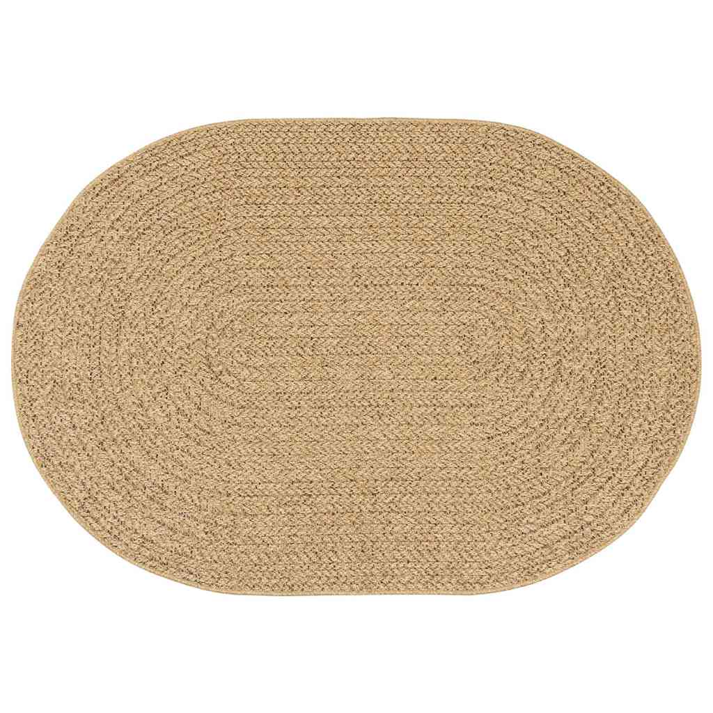 Vidaxl vloerkleed zizur bruin 170 x 120 cm polypropyleen
