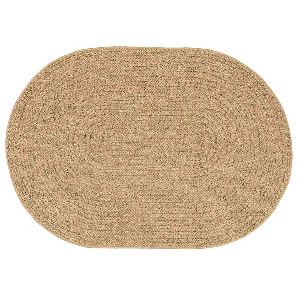 Vidaxl vloerkleed zizur bruin 200 x 140 cm polypropyleen