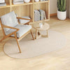 Vidaxl alfombra zizur crema 150 x 80 cm polipropileno