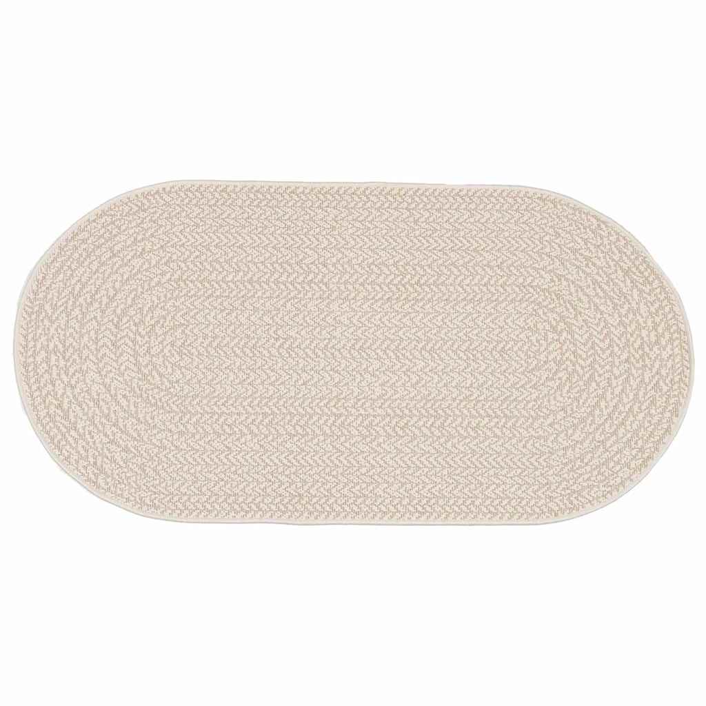 Tappeto Vidaxxl zizur crema 200 x 100 cm in polipropilene