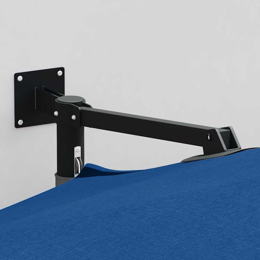 Ombrellone da giardino Vidaxxl azzurro 248 x 248 x 148 cm poliestere e acciaio