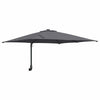 Sombrilla de jardín vidaxxl antracita 248,5 x 247,5 x 160 cm poliéster y acero