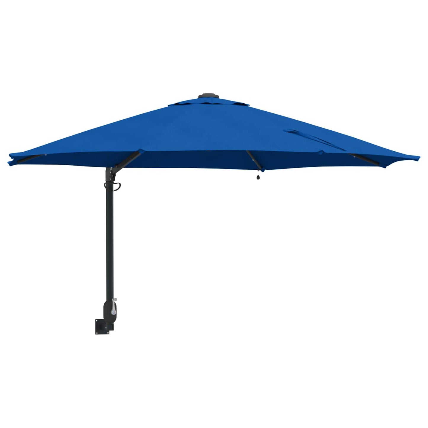 Ombrellone da giardino Vidaxxl azzurro 248 x 248 x 148 cm poliestere e acciaio